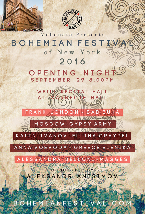 Moscow Gypsy Army, Bohemian Festival, New York
