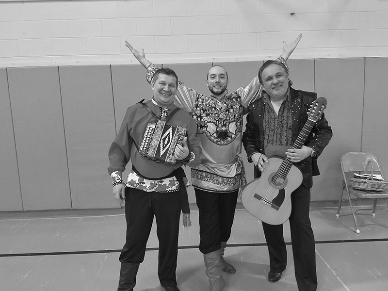 Mikhail Smirnov, Serhiy Tsyganok, Vasiliy Romani, Center Sandwich, NH, Sandwich Central Elementary School, New Hampshire