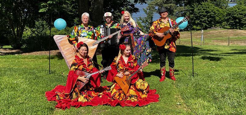 Washington D.C. Gypsy Show,    ,  ,  ,  ,  ,  , 50th Wedding Anniversary,  5-  2022- , 05-05-2022,    , Sunday June 5 2022, Gypsy Band and Dancers, Elina Karokhina (balalaika), Mikhail Smirnov (guitar, vocals), Elena Belova (singer), Leonid Bruk (contrabass-balalaika), Yuriy Lemeshev (accordion), Russian Gypsy dancer Alisa, River Farm 7931 E Boulevard Dr Alexandria Virginia  22308