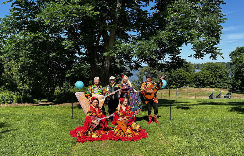 Washington D.C. Gypsy Show,    ,  ,  ,  ,  ,  , 50th Wedding Anniversary,  5-  2022- , 05-05-2022,    , Sunday June 5 2022, Gypsy Band and Dancers, Elina Karokhina (balalaika), Mikhail Smirnov (guitar, vocals), Elena Belova (singer), Leonid Bruk (contrabass-balalaika), Yuriy Lemeshev (accordion), Russian Gypsy dancer Alisa, River Farm 7931 E Boulevard Dr Alexandria Virginia  22308