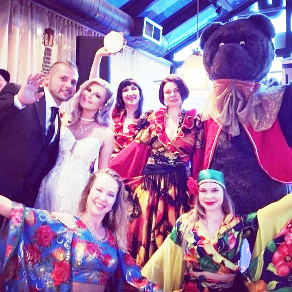    ,      , Gypsy Band and Dancers at the wedding in Brooklyn
